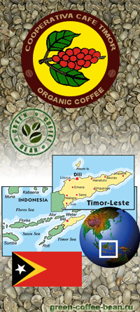     . Green coffee Timor Leste (East Timor)